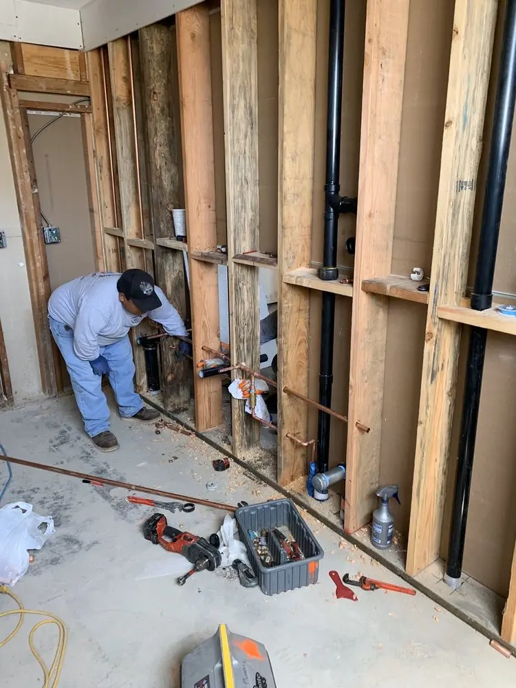 Commercial rough-in plumbing for Gas Line Repair in Francisville